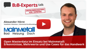 Open Masterdata bei Mainmetall