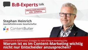 Stephan Heinrich über Zielgruppenansprache mit Content Marketing