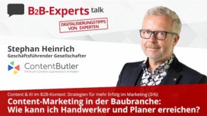 Stephan Heinrich über Content Marketing