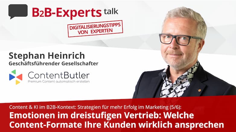 Stephan Heinrich über B2B Content Formate