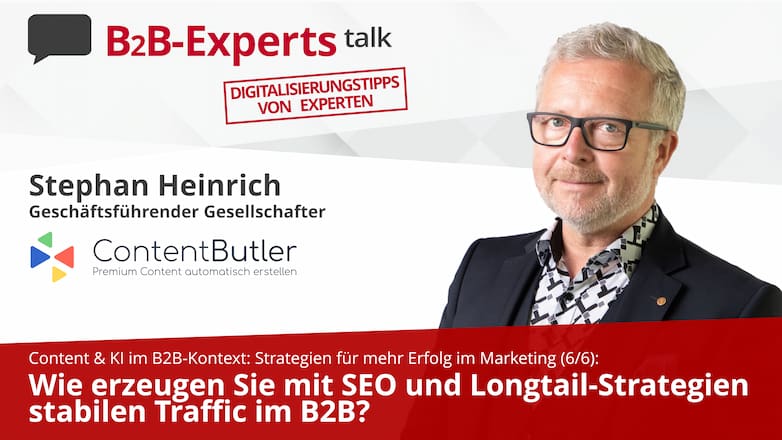 Stephan Heinrich mit KI Content Marketing Traffic erzeugen