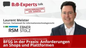 BFSG Interview mit Laurent Meister Teil 2
