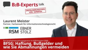 BFSG Interview mit Laurent Meister Teil 3