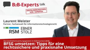 BFSG Interview mit Laurent Meister Teil 4